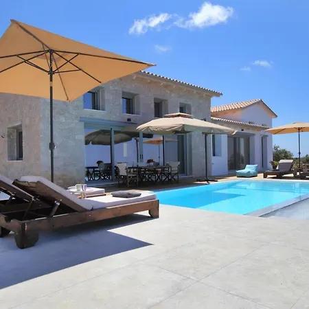 Tsakmakis Villas Luxury- Panoramic Sea View - Lefkada Tsoukaladhes Exterior photo